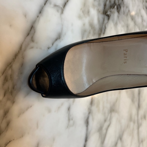 Christian Louboutin Peep Toe Heels - Picture 3 of 4